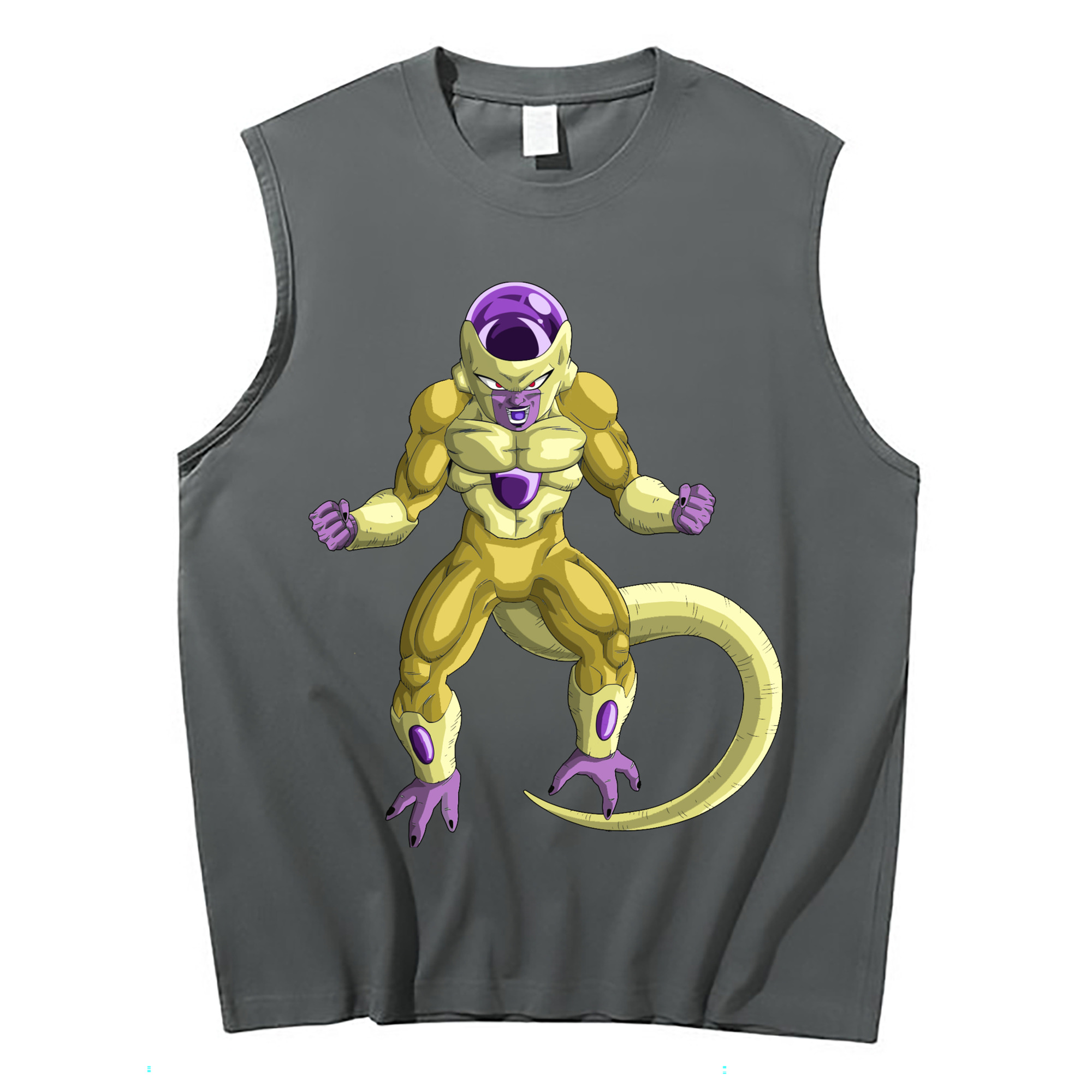（画像用） ドラゴンボール フリーザ DRAGON BALL Frieza コットン100％タンクトップ（フロントプリント）